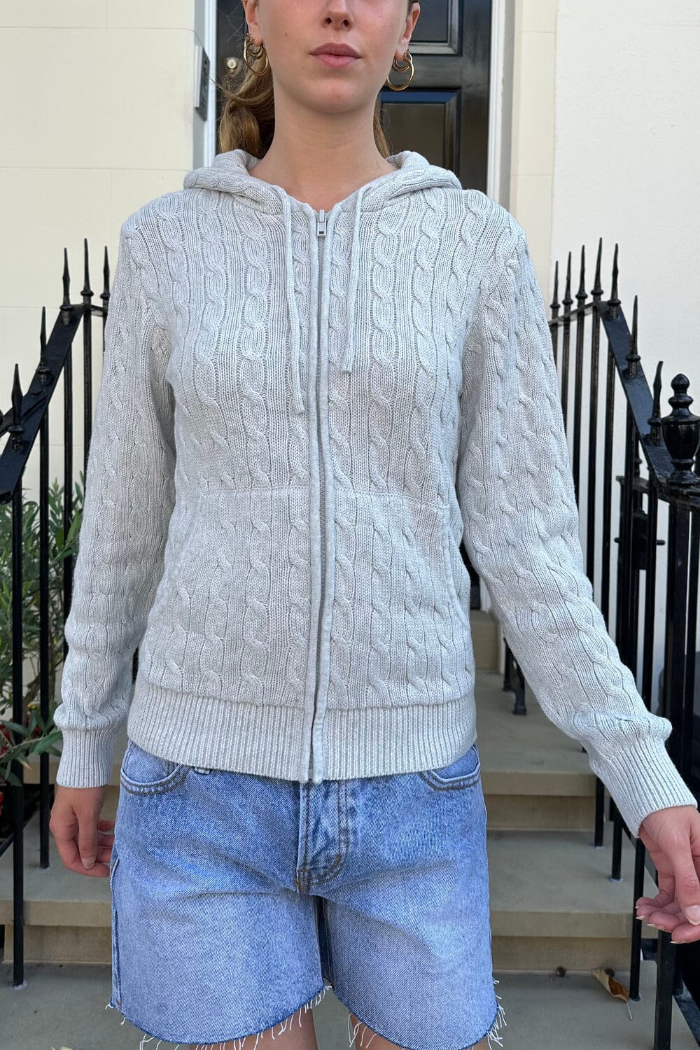 Ayla Cable Knit Zip-Up Sweater – SJCM ONLINE (SINGAPORE) PTE LTD
