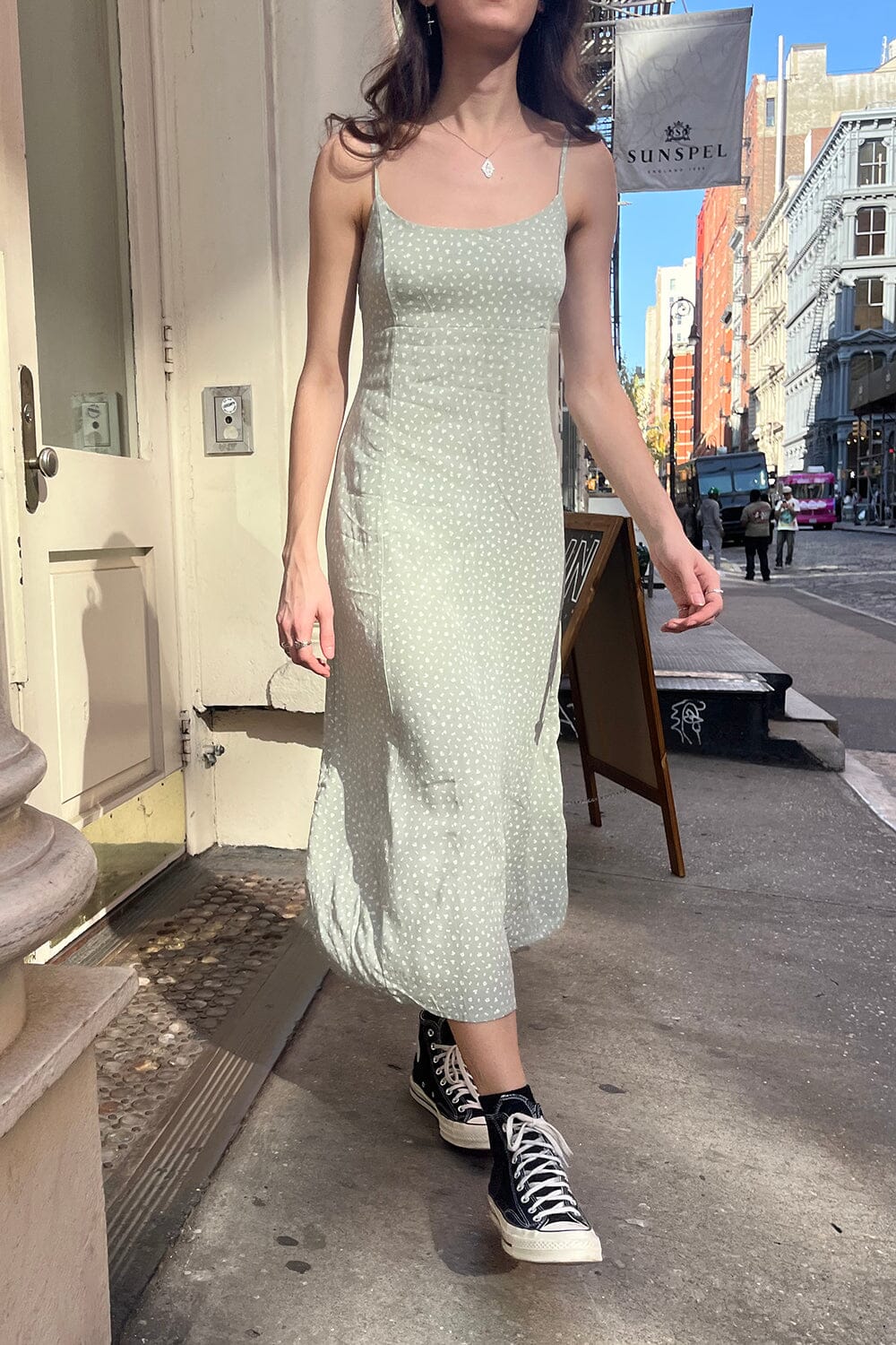 brandy melville wrap dress Wrap Dress Colleen Dress Green