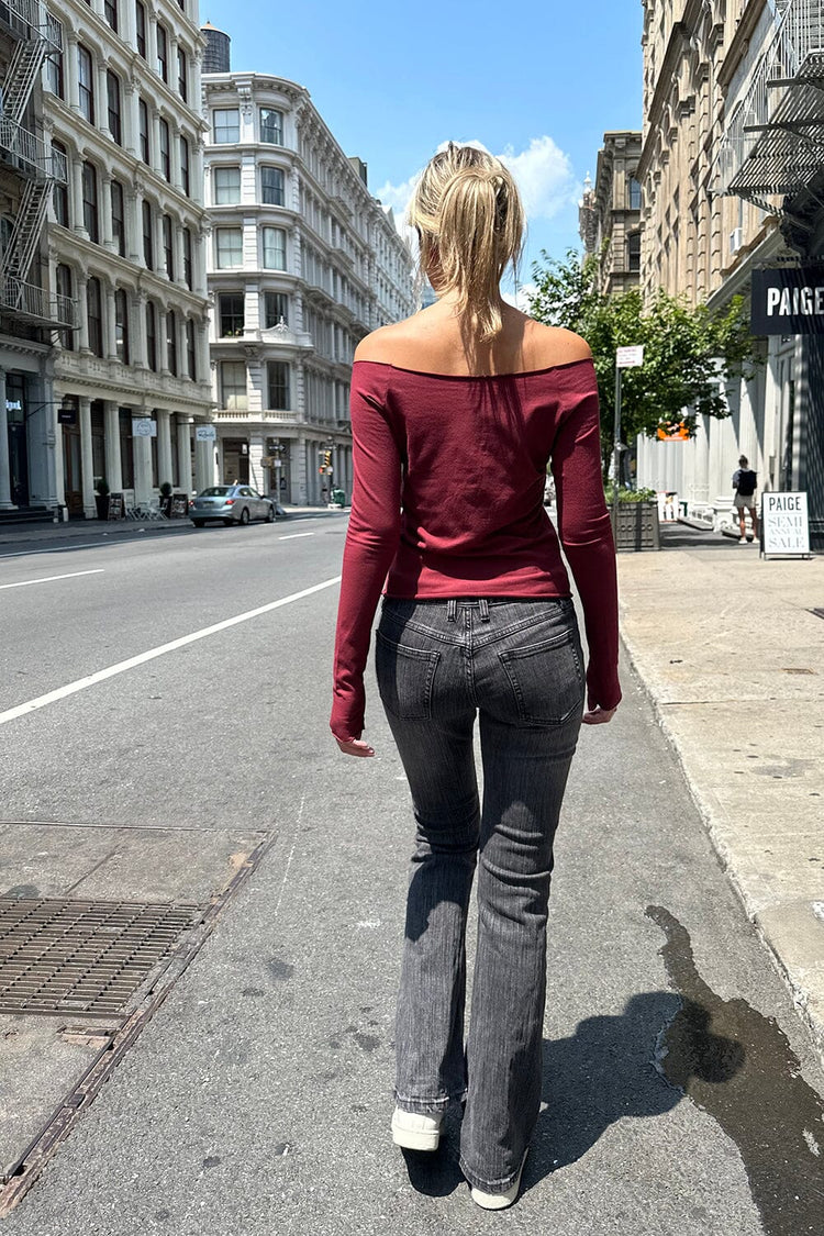 Bonnie Top | Burgundy / S