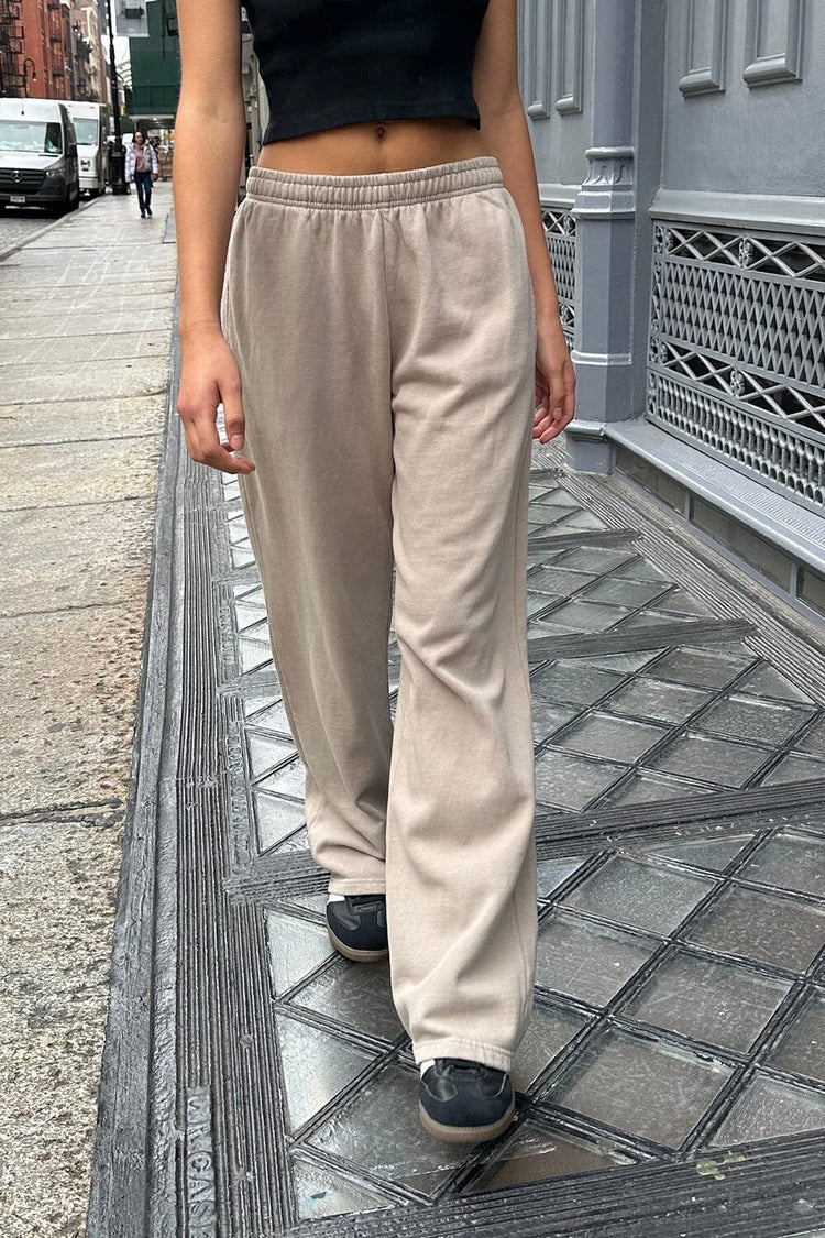 Anastasia Tie Sweatpants | Beige / XS/S