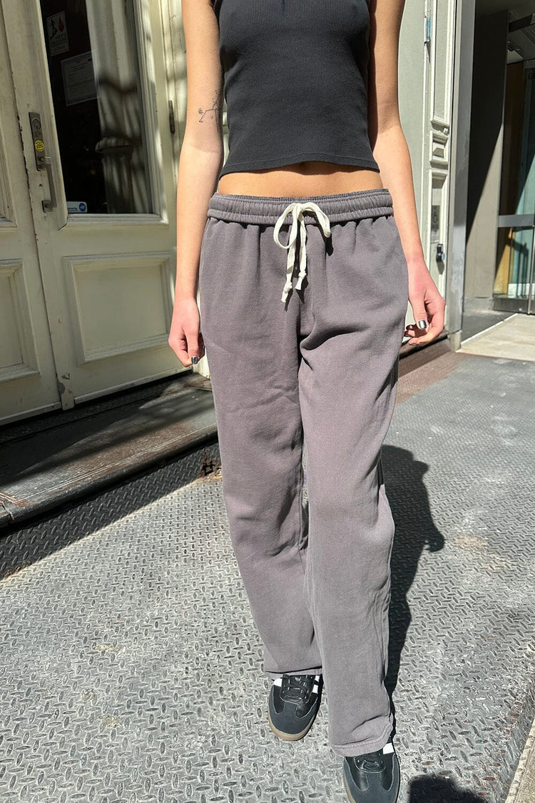 Anastasia Tie Sweatpants | Dark Grey / XS/S