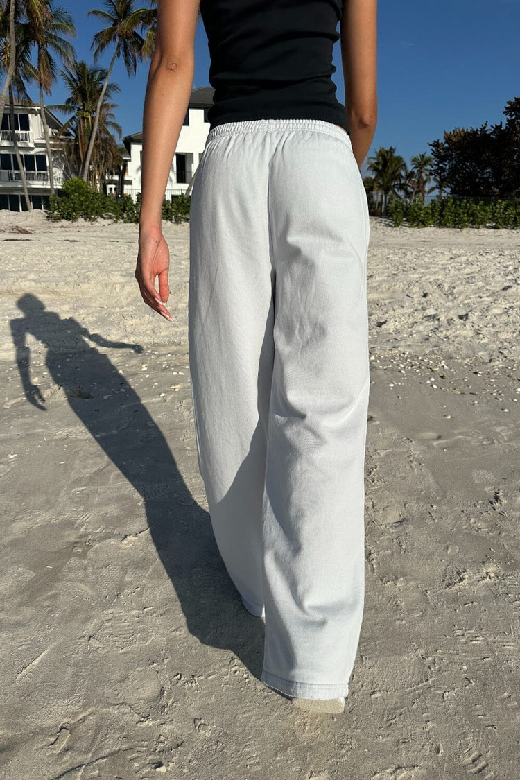 Anastasia Tie Sweatpants | Light Blue / XS/S