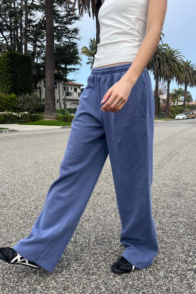 Anastasia Tie Sweatpants | Faded Blue / XS/S