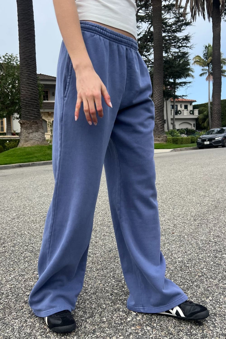 Anastasia Tie Sweatpants | Faded Blue / XS/S