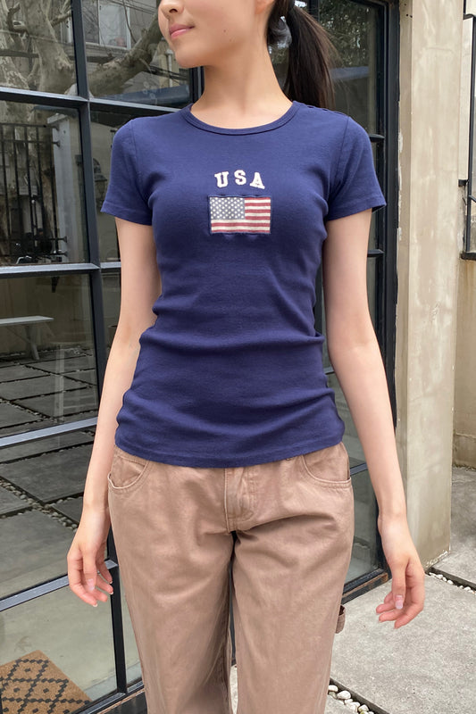 Hailie USA Top