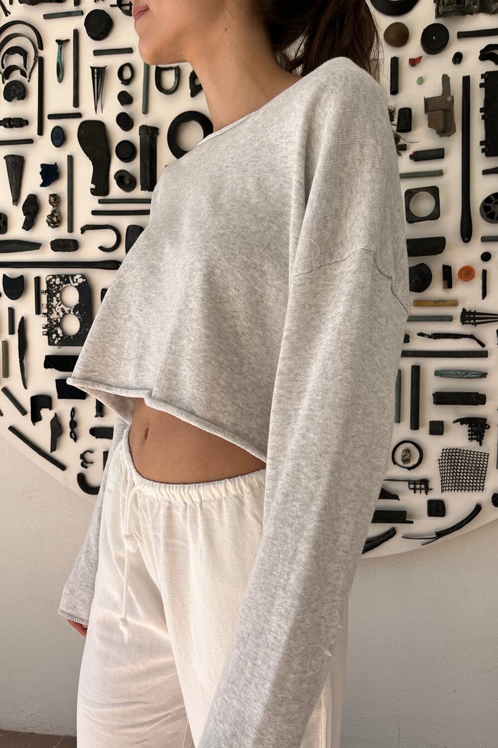 Silver Grey / Cropped Fit