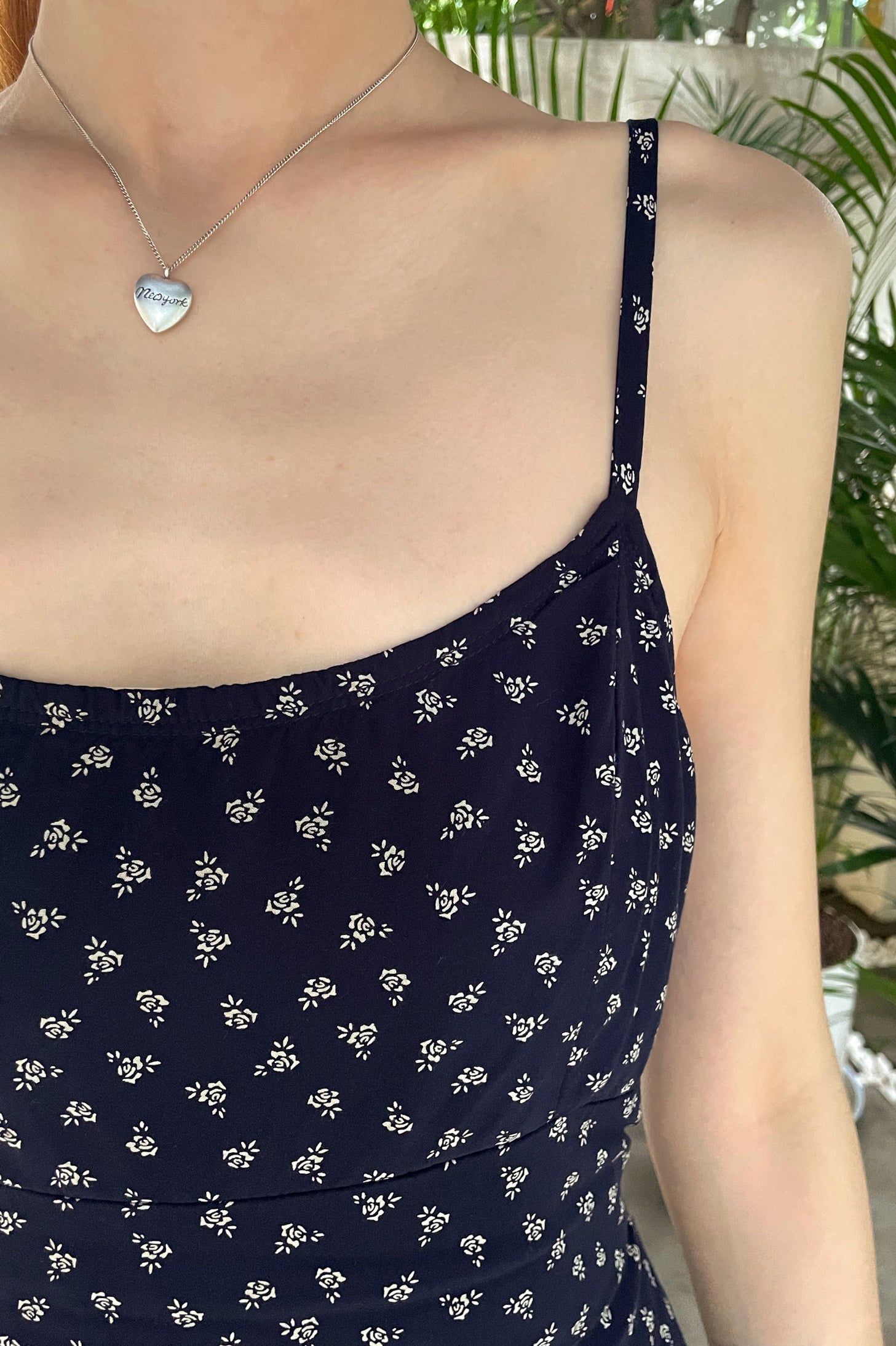 faded-navy-with-white-floral / S