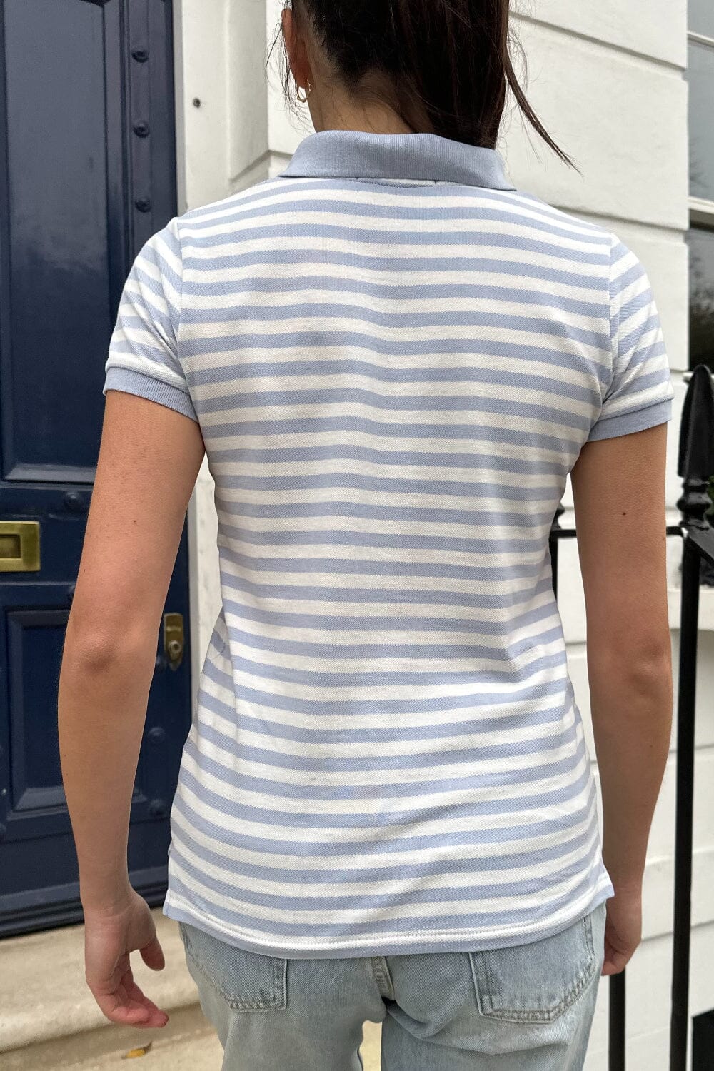 Light Blue White Stripes / XS/S