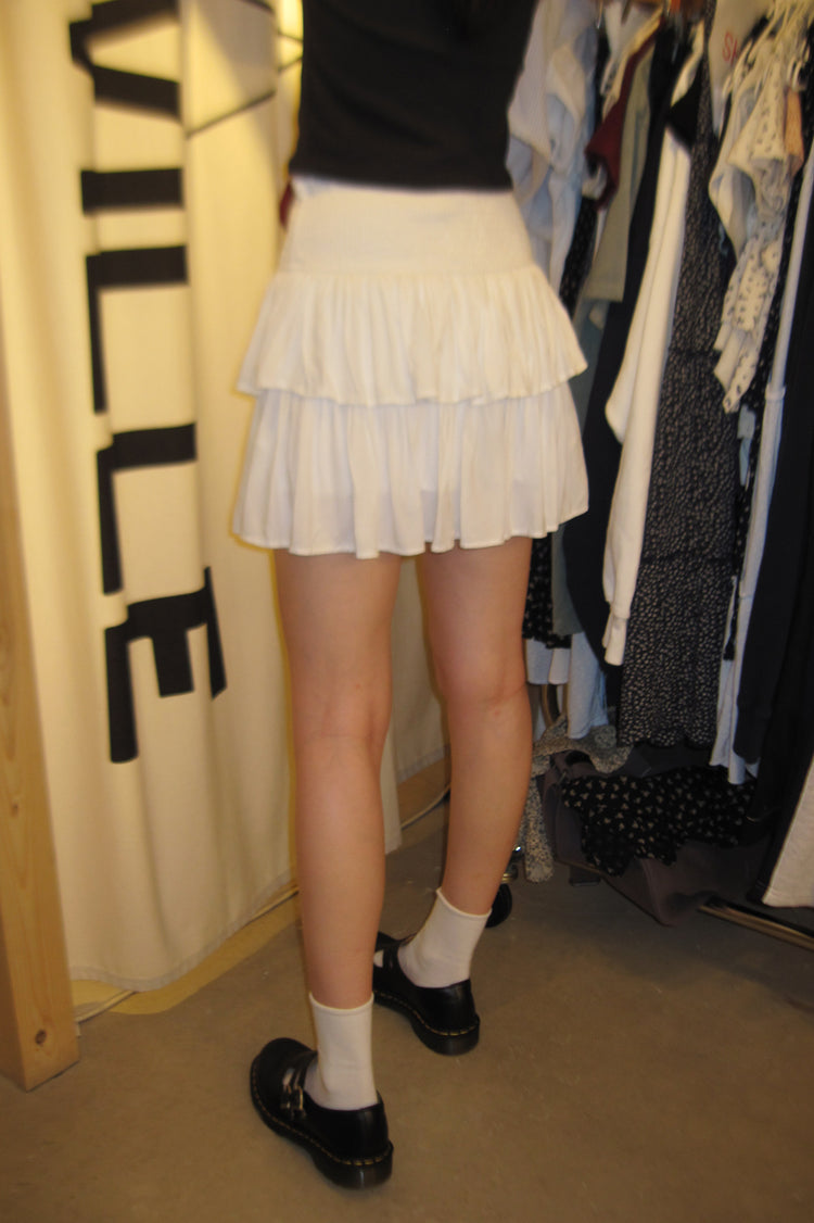 Izzy Mini Skirt | White / XS/S