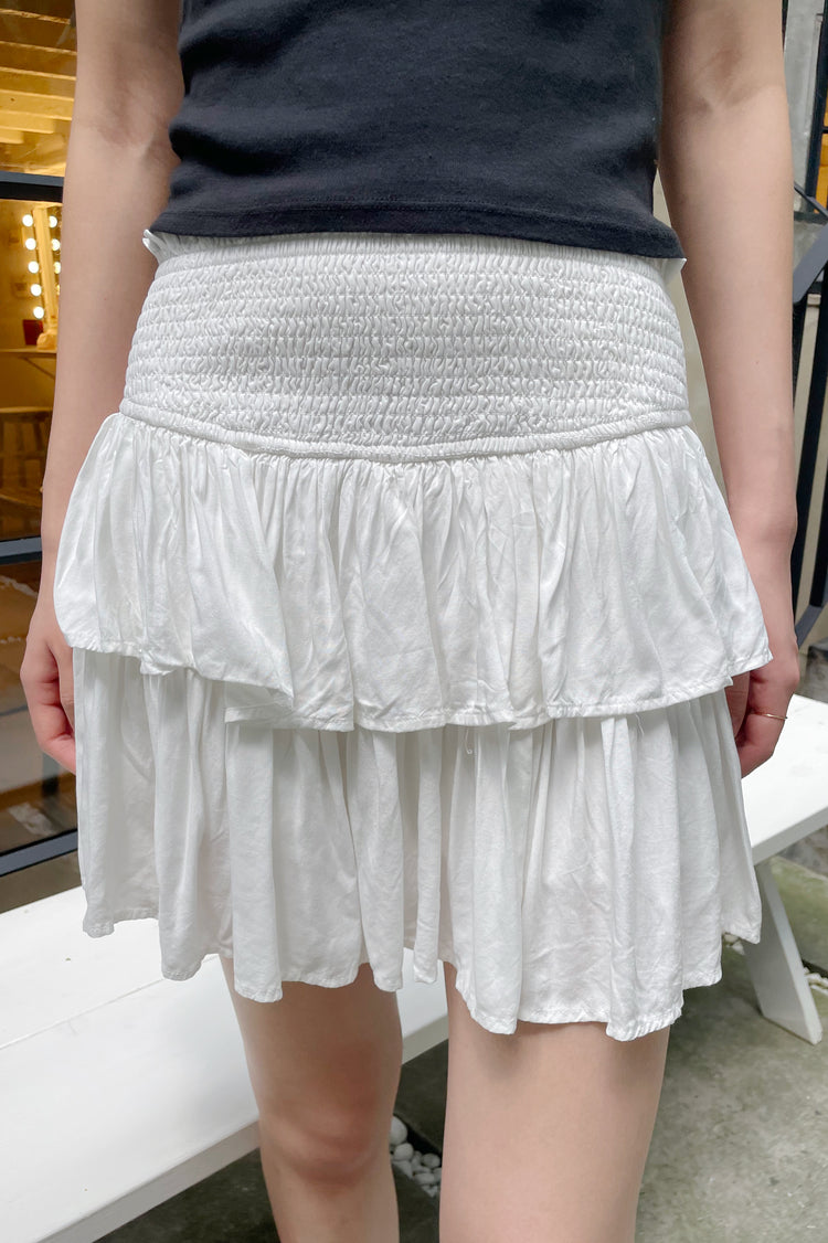 Izzy Mini Skirt | White / XS/S