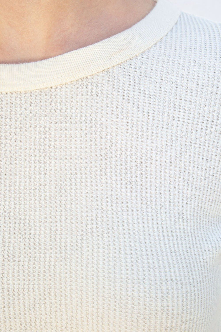 Tori Thermal Top | Ivory / S