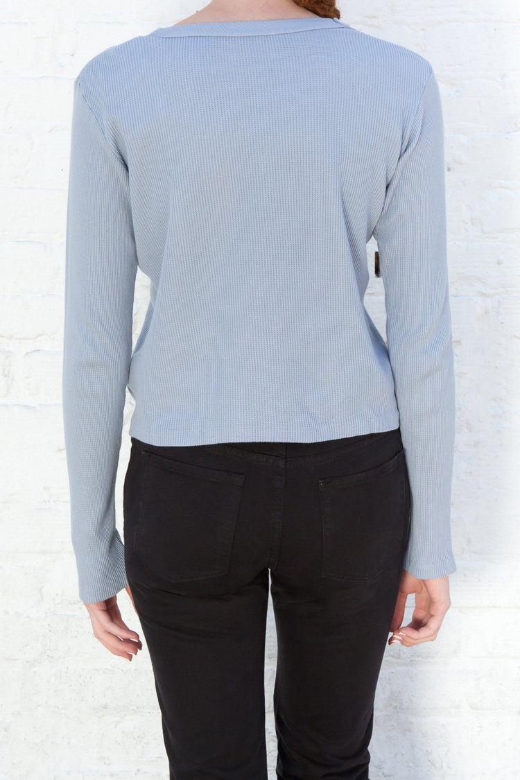 Tori Thermal Top | Light Blue / S