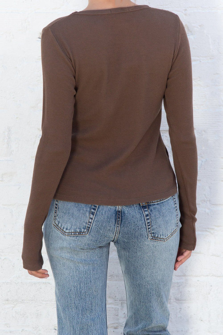 Tori Thermal Top | Brown / S