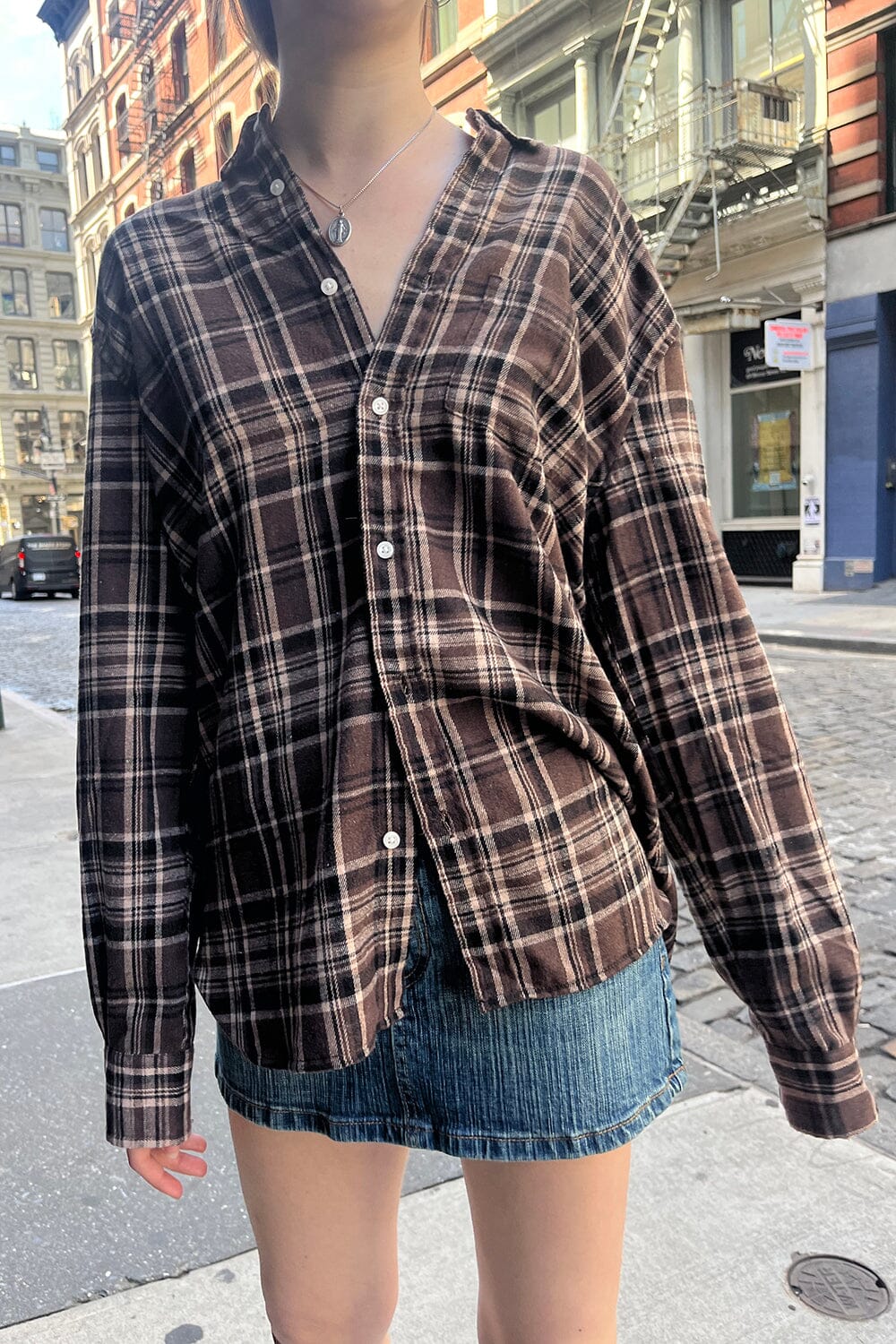 Brown And Black Plaid / S/M