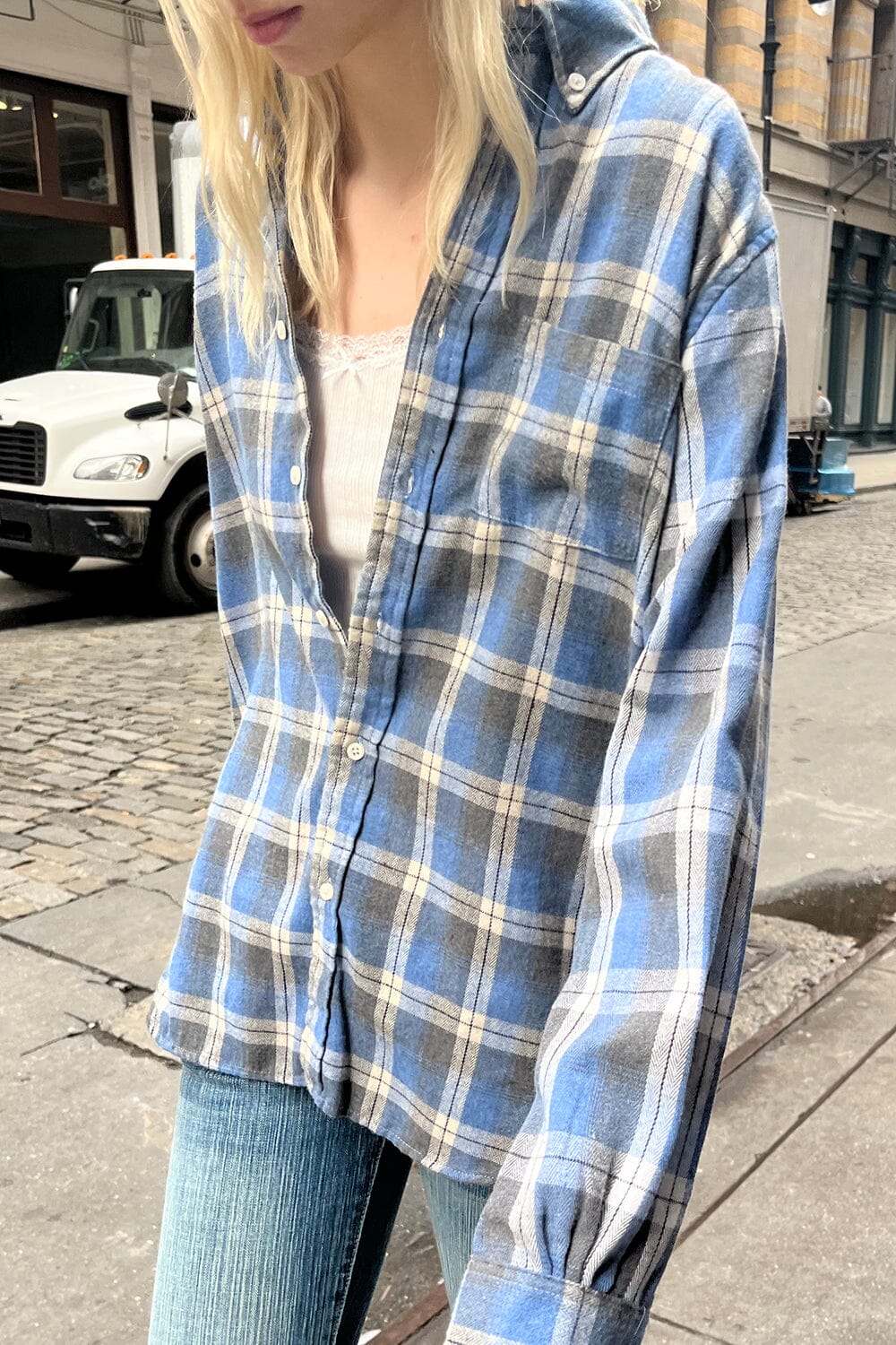 Blue Grey Plaid / S/M