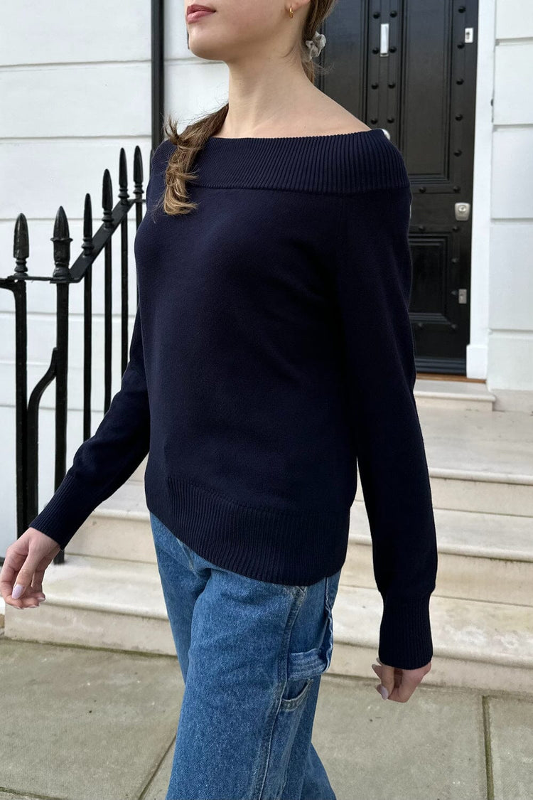 Renata Sweater | Navy Blue / S