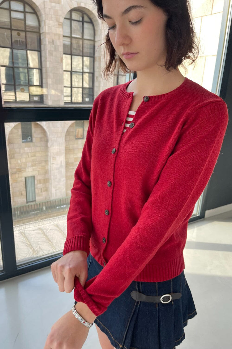 Amalie Cardigan | Red / S/M