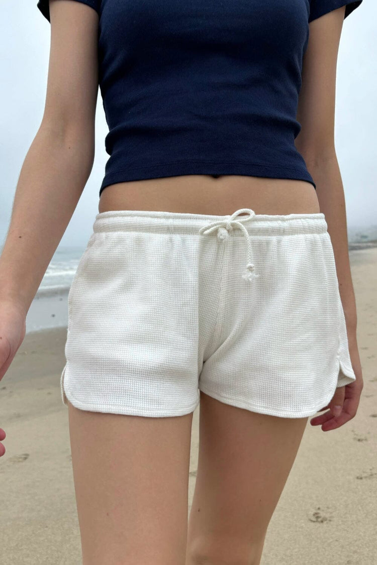 Summer Thermal Shorts | White / XS