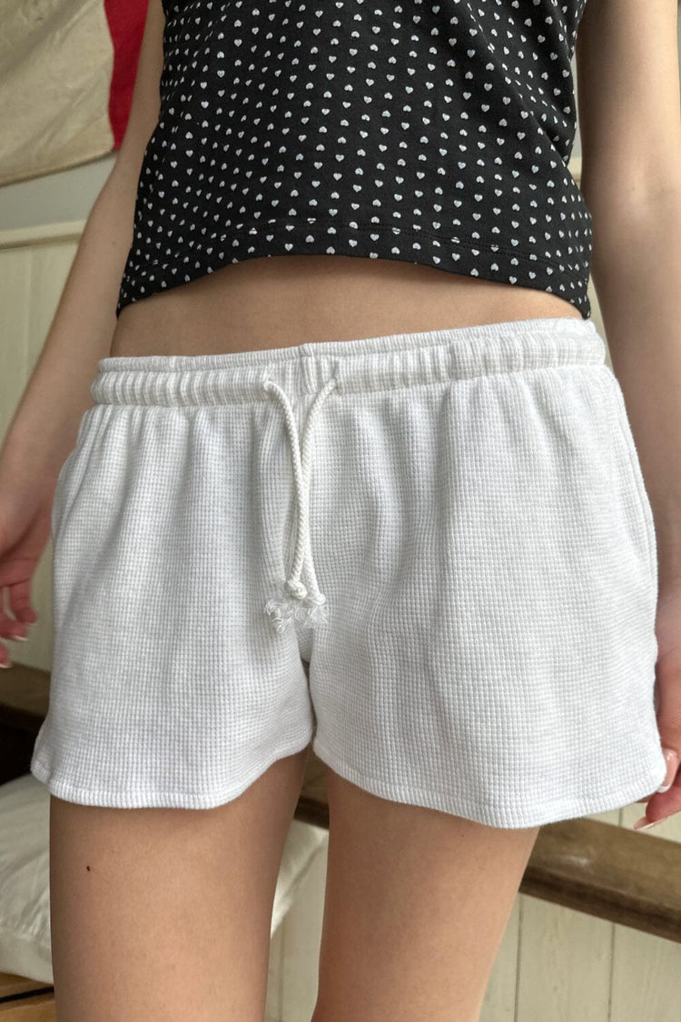 Summer Thermal Shorts | White Heather / S