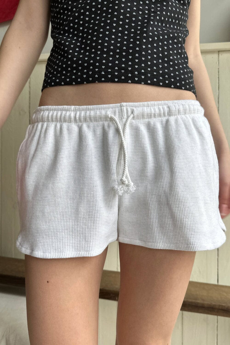 Summer Thermal Shorts | White Heather / S