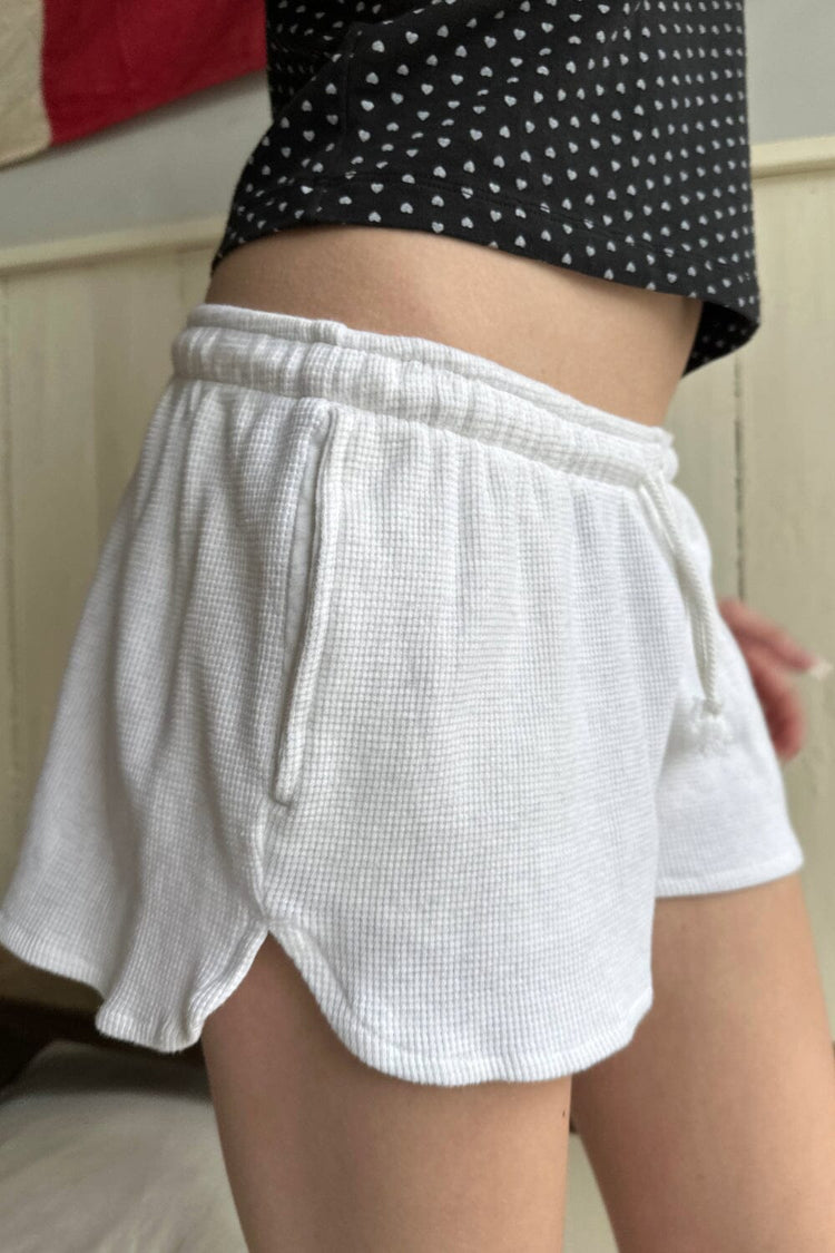 Summer Thermal Shorts | White Heather / S