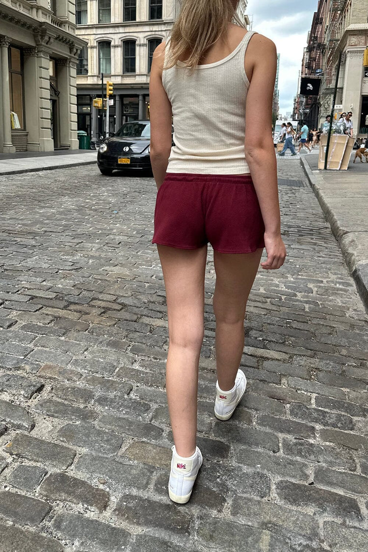 Summer Thermal Shorts | Maroon / S