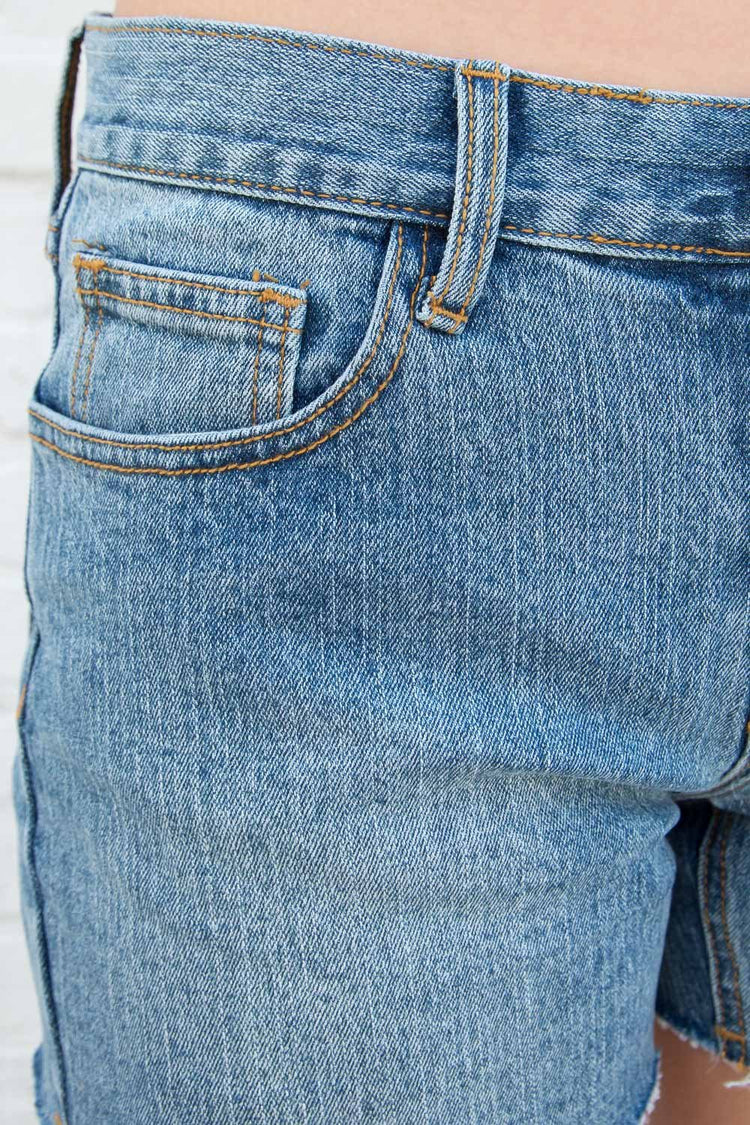 Miranda Denim Shorts | 90 Wash Denim / S