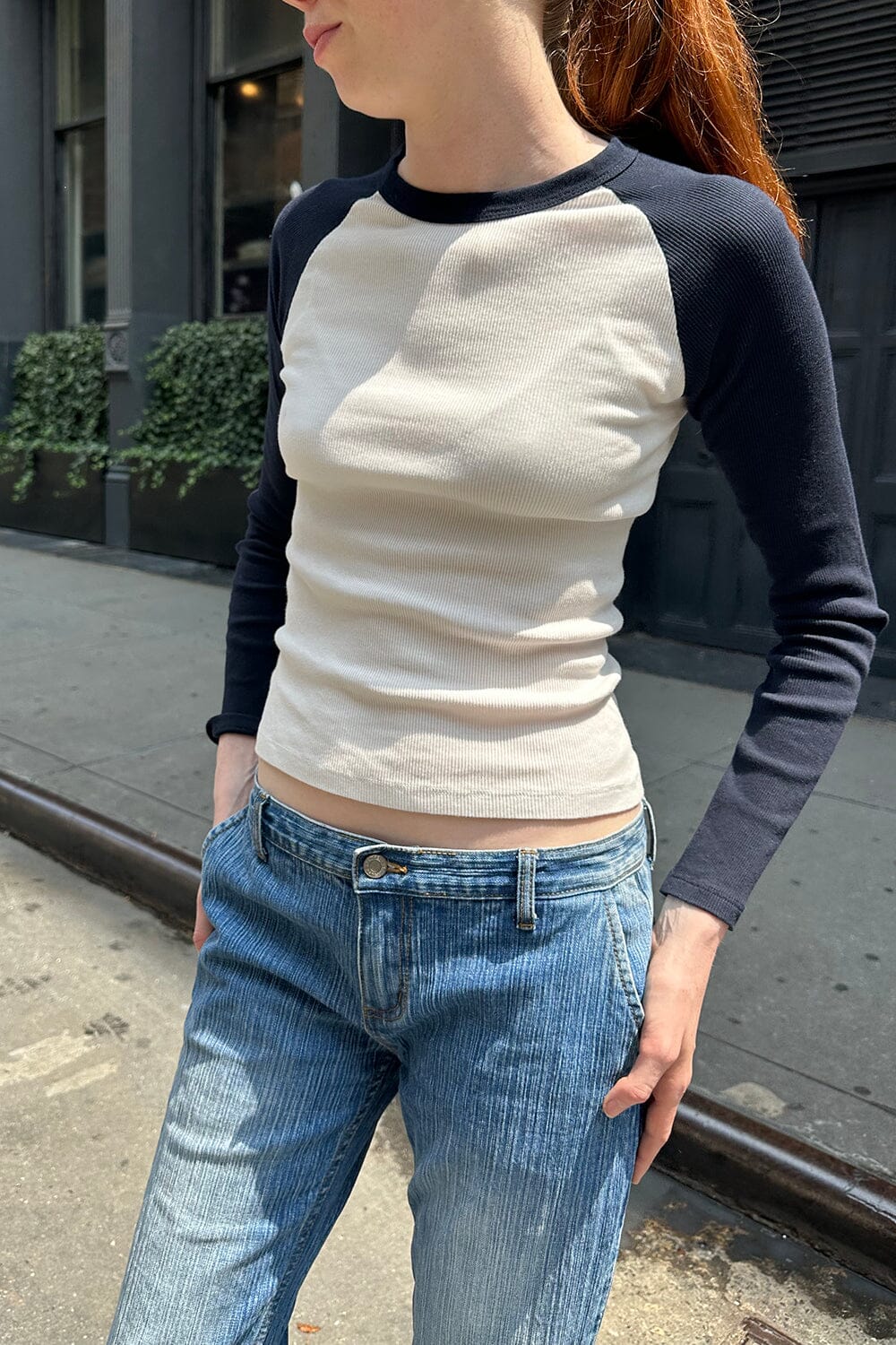 Navy Blue White / S