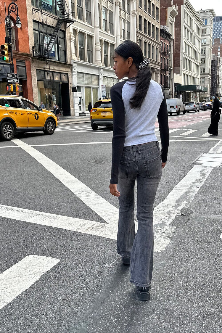 Bella Top | Grey Black