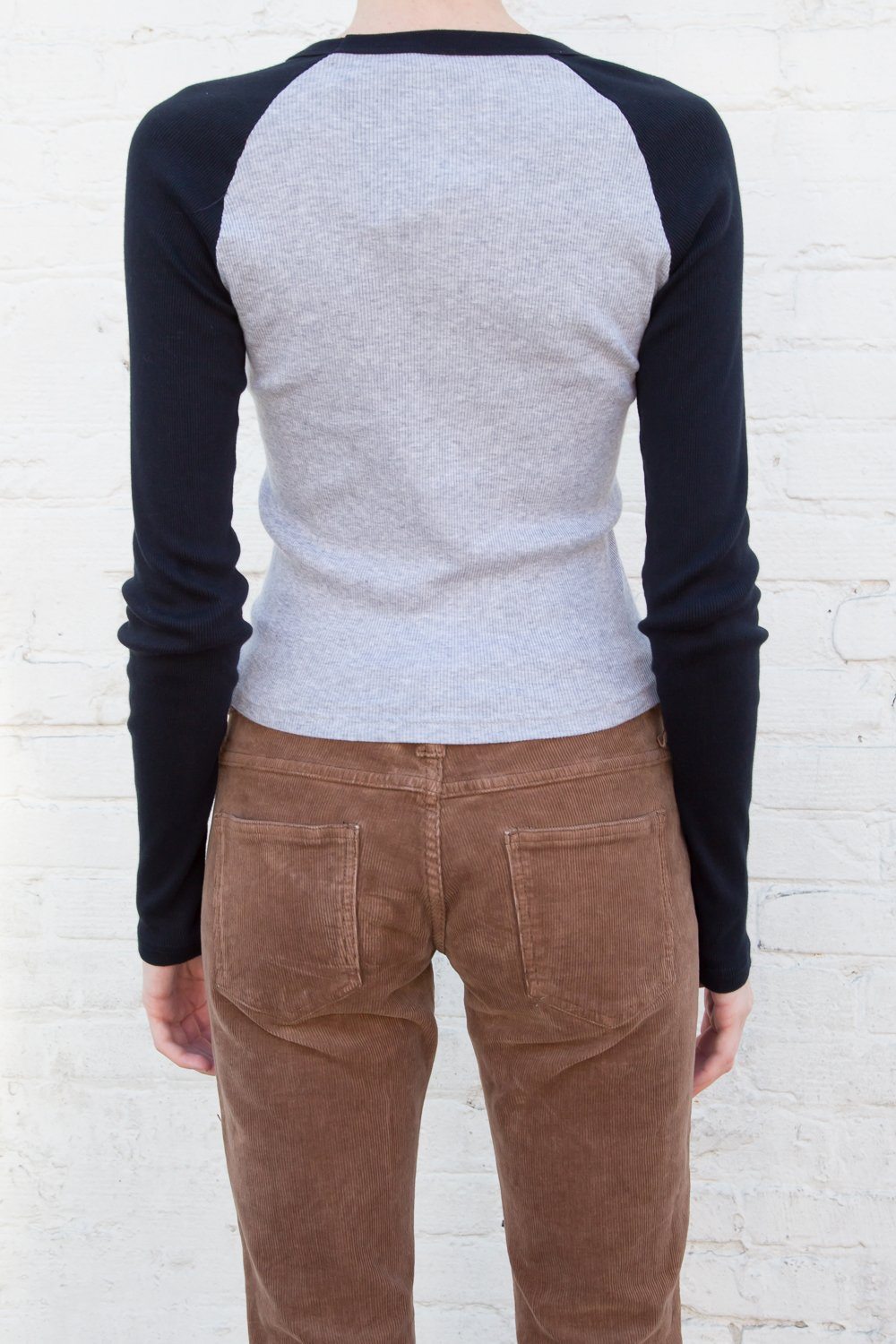 Heather Grey With Dark Navy Blue / S