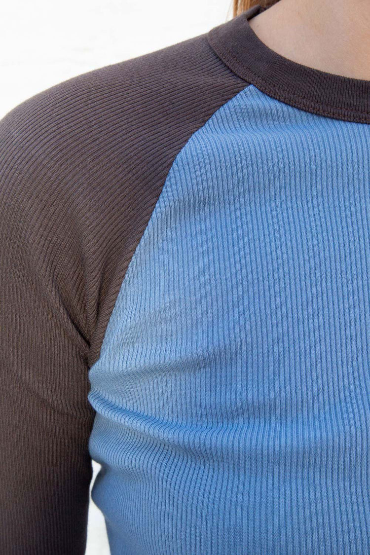 Bella Top | Blue Brown / S