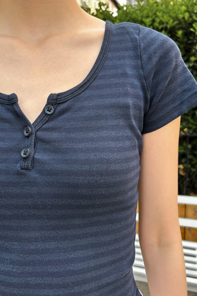 Zelly Stripe Top | Faded Navy Stripes / XS/S