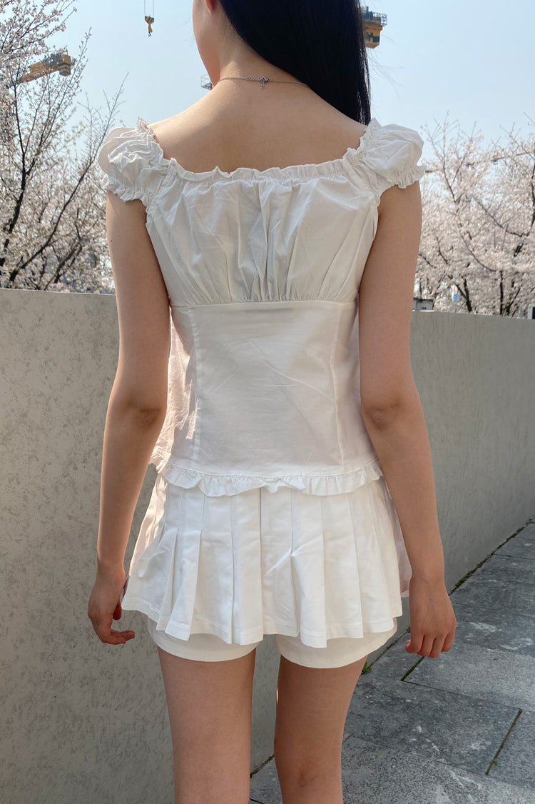 Elara Top | White / XS/S