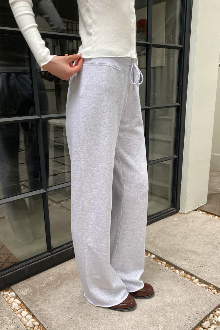 Rainey Cotton Sweatpants | Silver Grey / XS/S