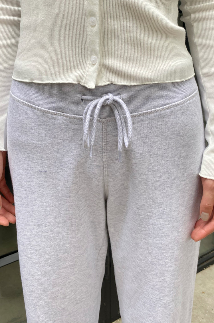 Rainey Cotton Sweatpants | Silver Grey / XS/S