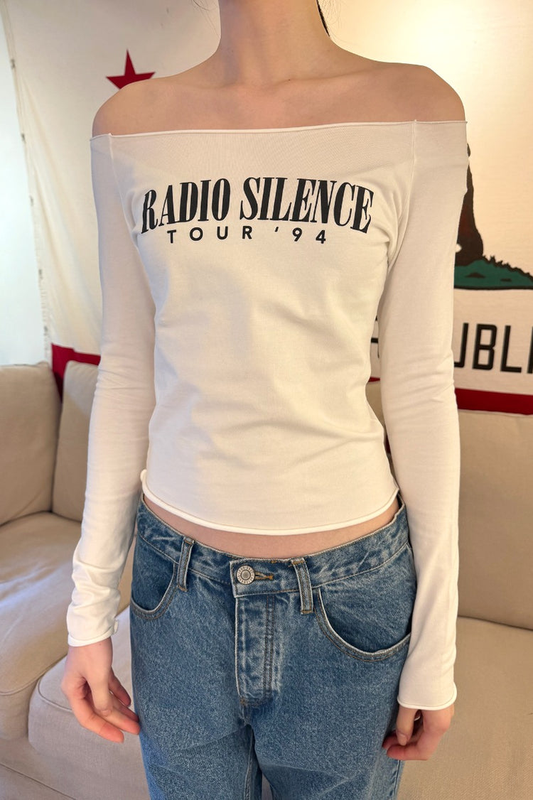 Bonnie Radio Silence Top | White / S