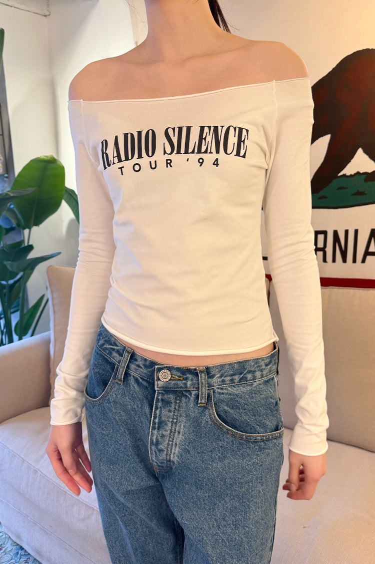 Bonnie Radio Silence Top | White / S