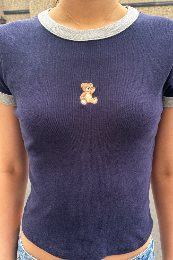 Hailie Bear Top | Navy Blue / S
