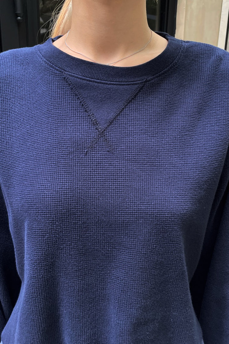 Liala Top | Navy / Cropped Fit