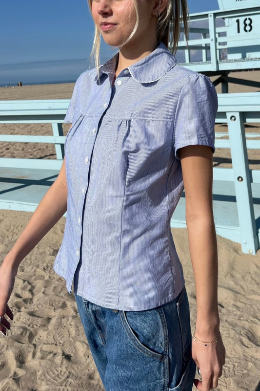 vertical blue white stripes / S/M