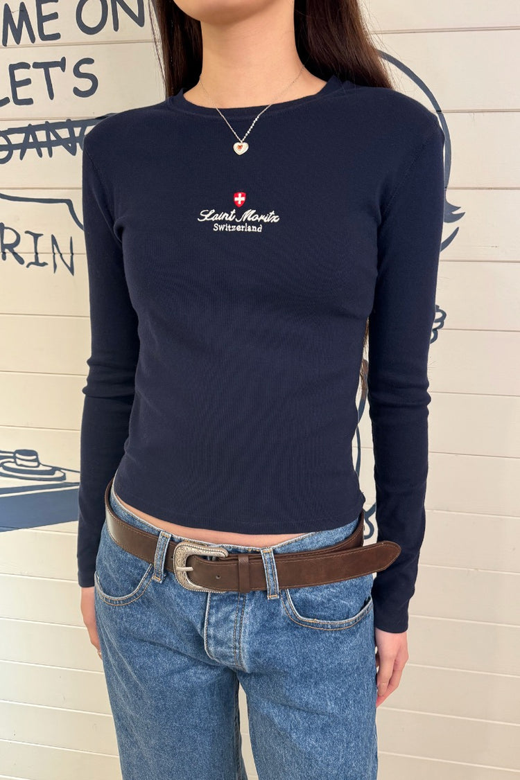 Brenda “Saint Moritz Switzerland” Top | Brenda “Saint Moritz Switzerland” Top
