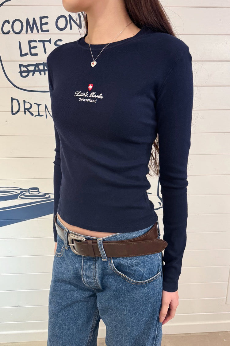 Brenda “Saint Moritz Switzerland” Top | Brenda “Saint Moritz Switzerland” Top