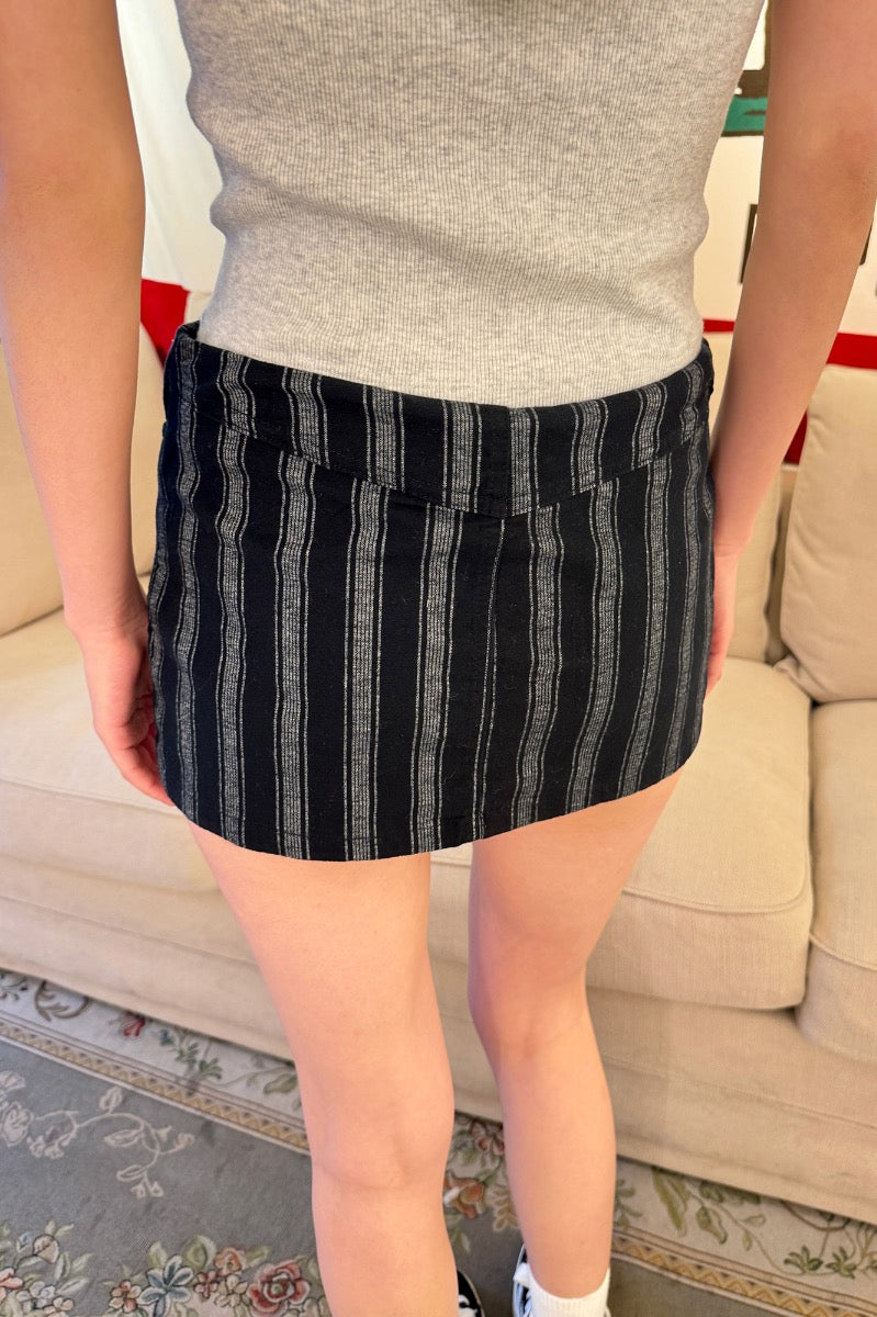 Black With White Stripes