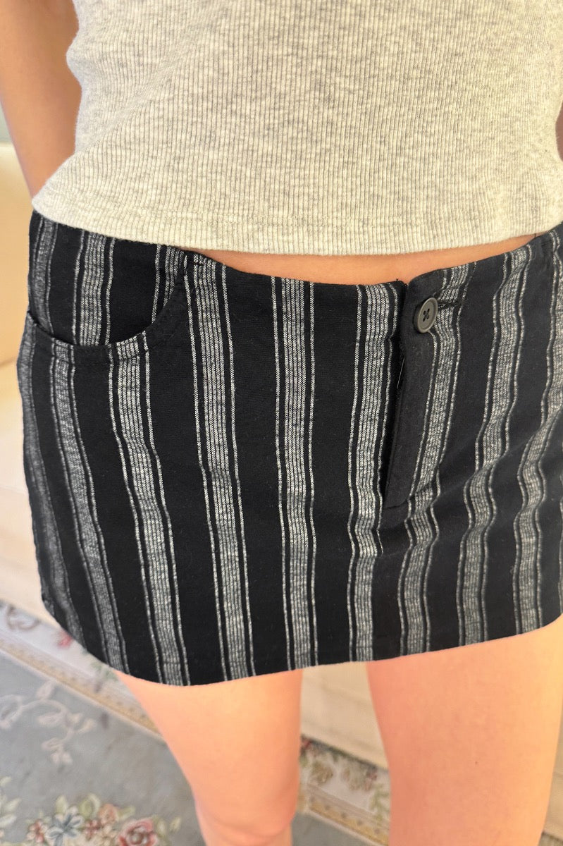Black With White Stripes