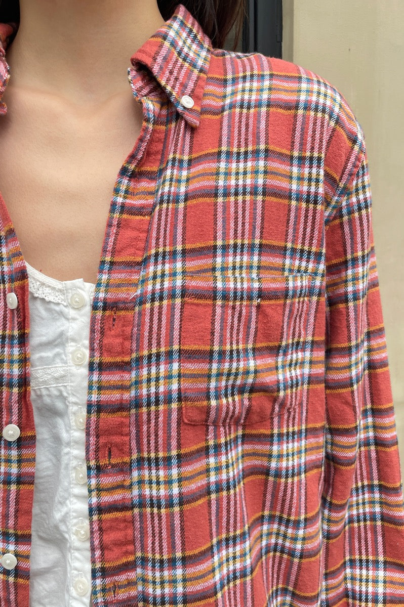 Red Yellow Black Blue Plaid / S/M