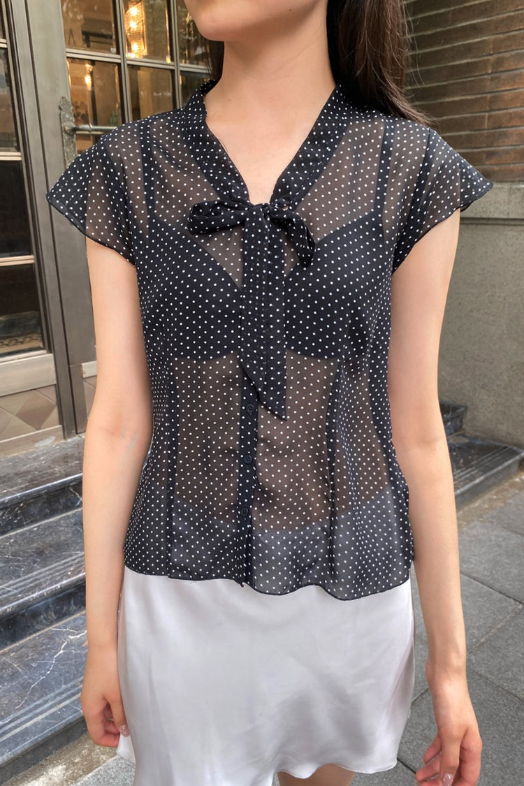 Caroline Polka Dot Top | Caroline Polka Dot Top