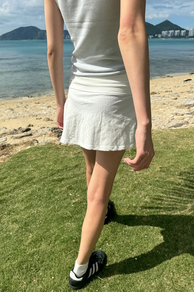 Starla Mini Skirt | White / S