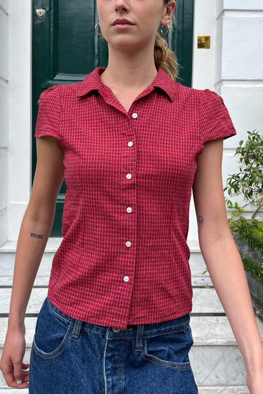 Rue Plaid Top
