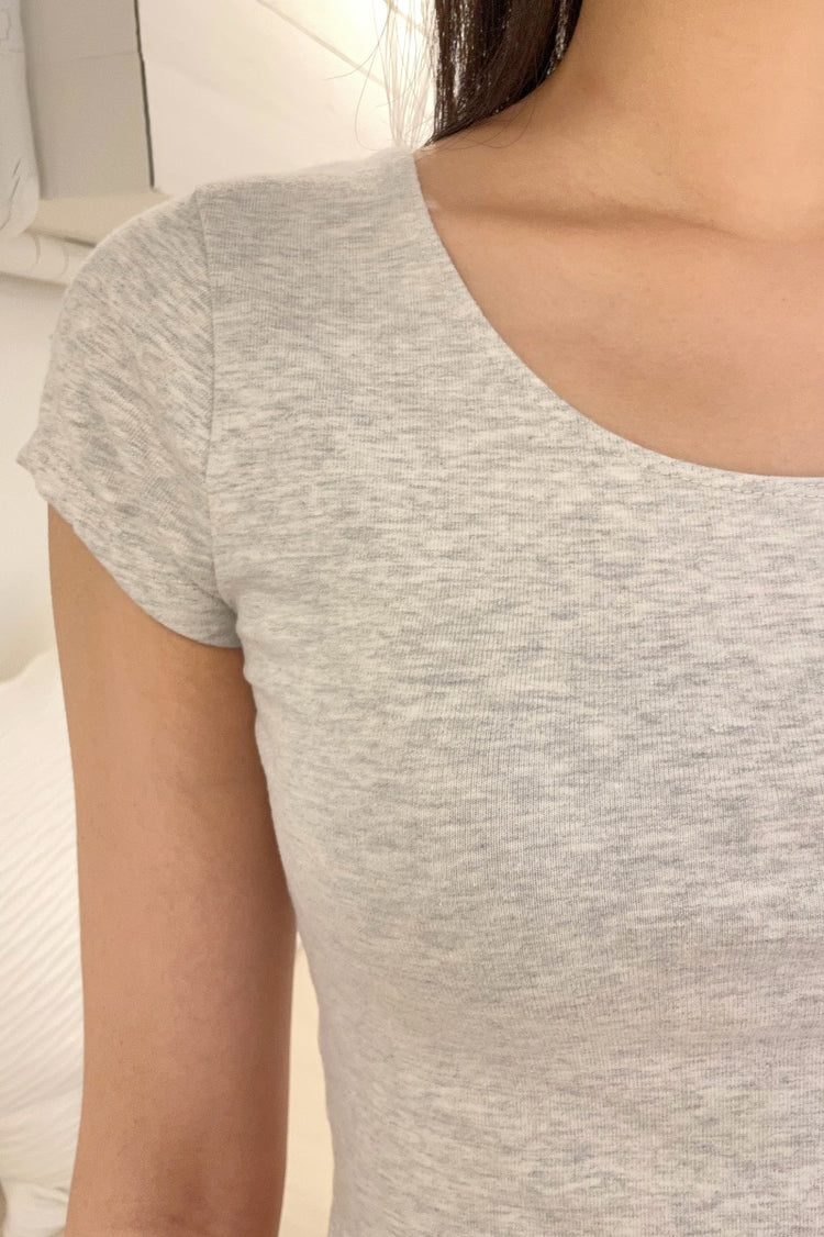 Jules Top | Light grey / S