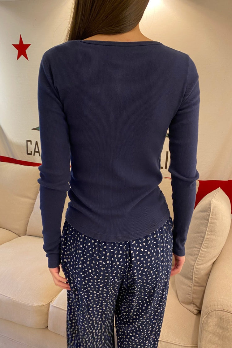 Emelia Top | Navy Blue / S